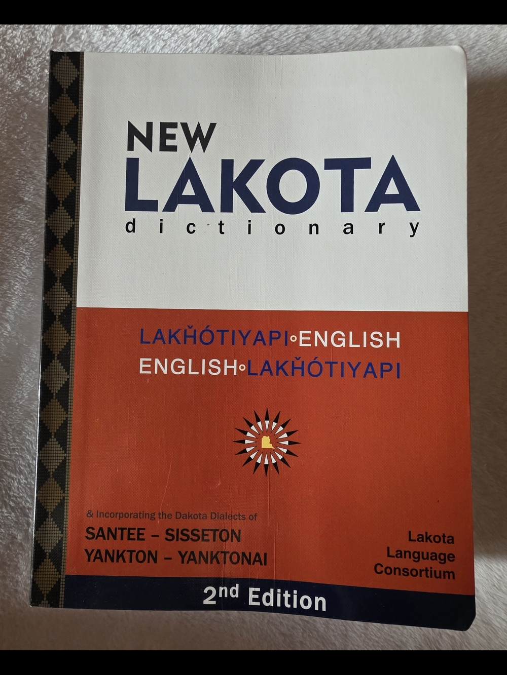 Lakota Language Consortium Copyright Page - Black Text on White
